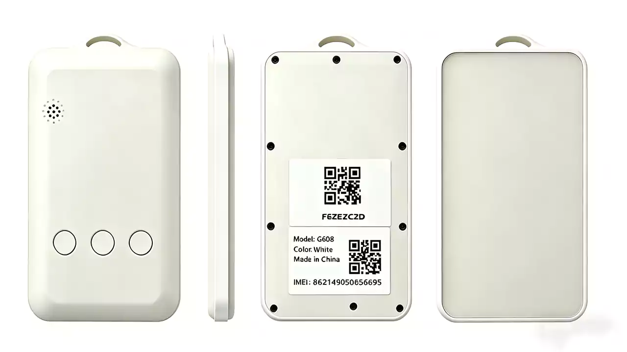 G808G explosion-proof badge front view – 2000mAh battery, voice alerts, Ex ib IIC T4 Gb certified