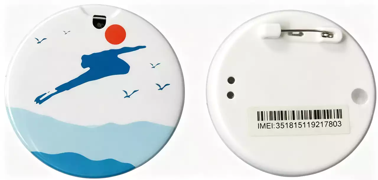 G626G UV Sunlight Detection Badge for Myopia Prevention – front view