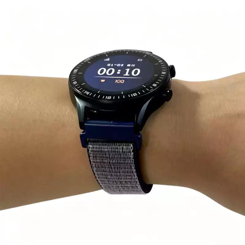 RFID tag strap – silicone with embedded 13.56MHz NFC chip, 22mm quick-release