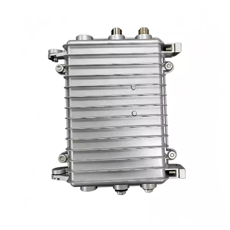 U1000-C1 tunnel positioning base station, IP66 metal enclosure with two N‑type antenna connectors and mounting brackets