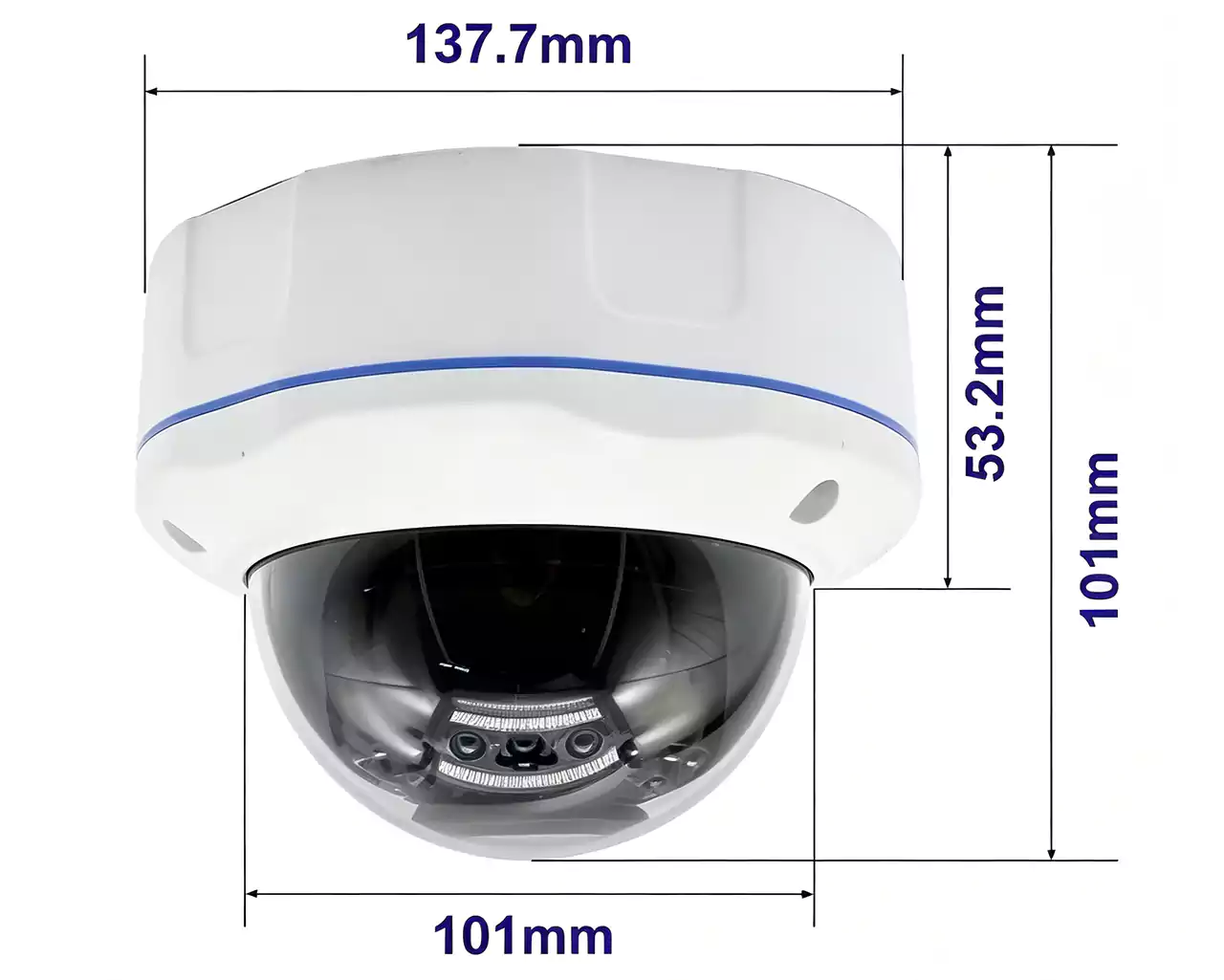 U1000-C2 mechanical drawing with dimensions and mounting hole positions