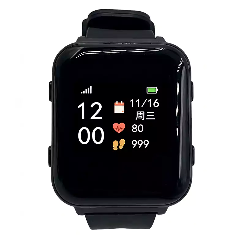 B2318 front display screen, 1.0 inch TFT, showing health data