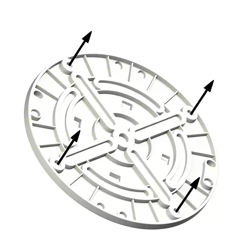 GC305 installation steps: bracket mounting, gateway locking, cable connections